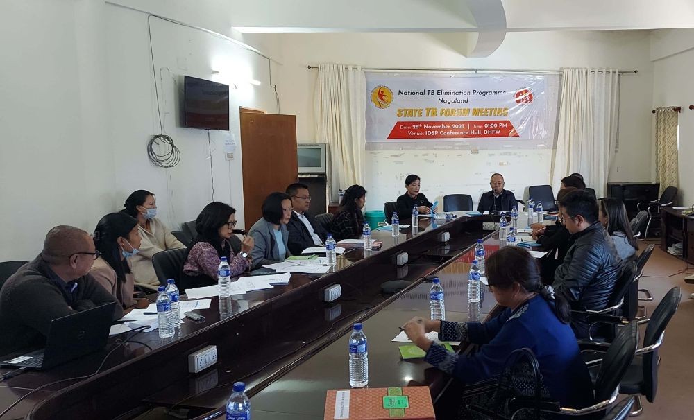 A State-level Tuberculosis Forum meeting at IDSP Conference, Department of Health and Family Welfare on November 28. (Morung Photo)